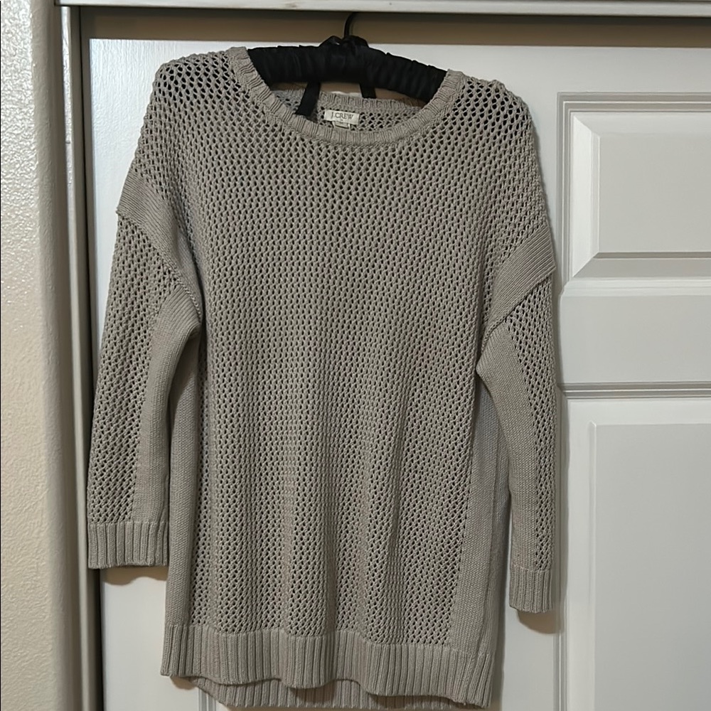 Women's Taupe Fisherman Sweater